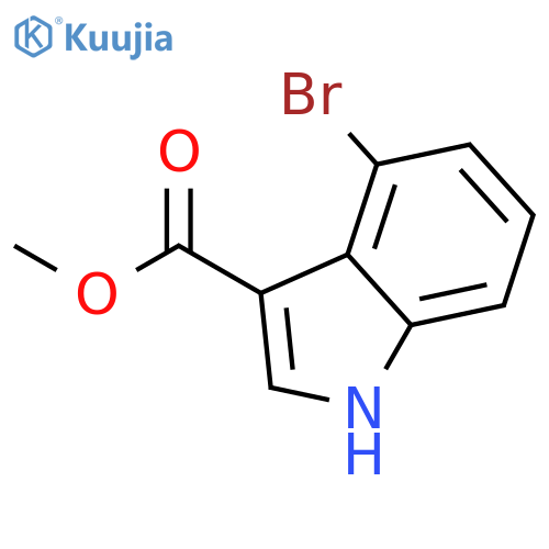 Methyl 4-bromo-1H-indole-3-carboxylate structure