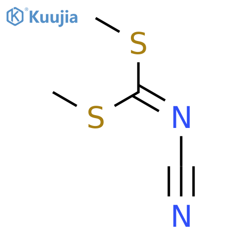 Dimethyl N-cyanodithioiminocarbonate structure