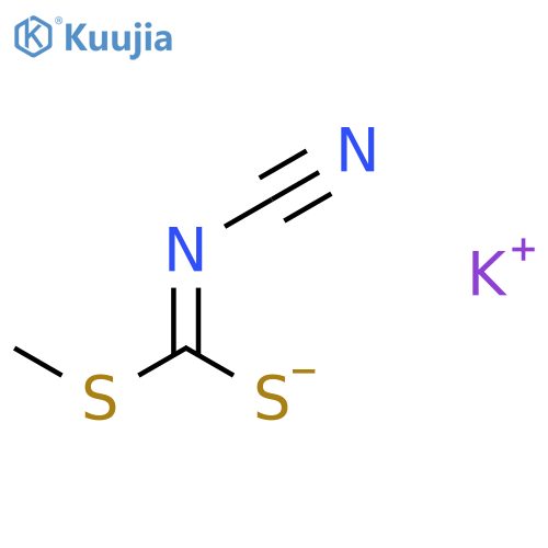 Carbamodithioic acid,N-cyano-, methyl ester, potassium salt (1:1) structure