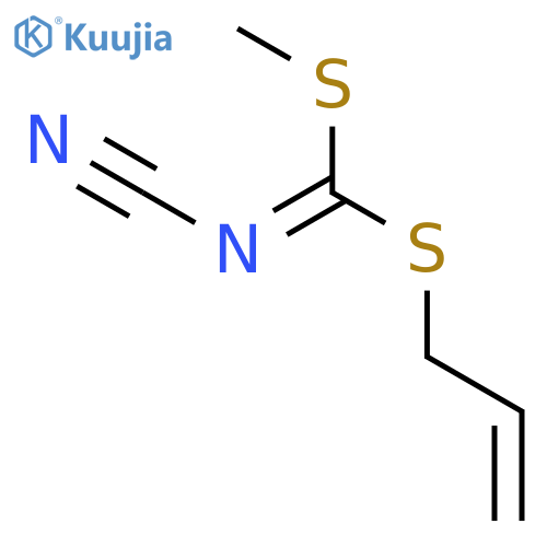 Carbonimidodithioicacid, cyano-, methyl 2-propenyl ester (9CI) structure