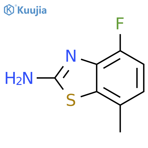4-fluoro-7-methyl-1,3-benzothiazol-2-amine structure