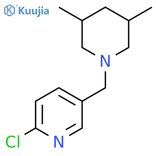2-chloro-5-(3,5-dimethylpiperidin-1-yl)methylpyridine structure
