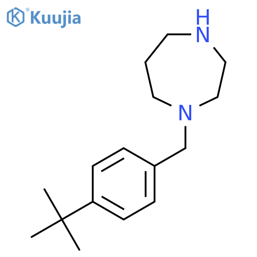 1-[(4-Tert-butylphenyl)methyl]-1,4-diazepane structure