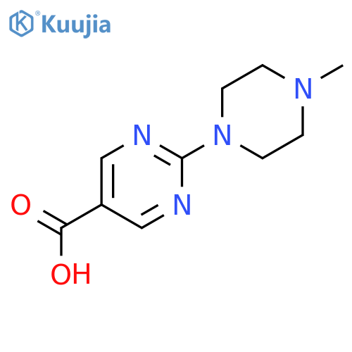 2-(4-Methylpiperazin-1-yl)pyrimidine-5-carboxylic acid structure