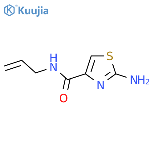 2-Amino-N-(prop-2-en-1-yl)-1,3-thiazole-4-carboxamide structure