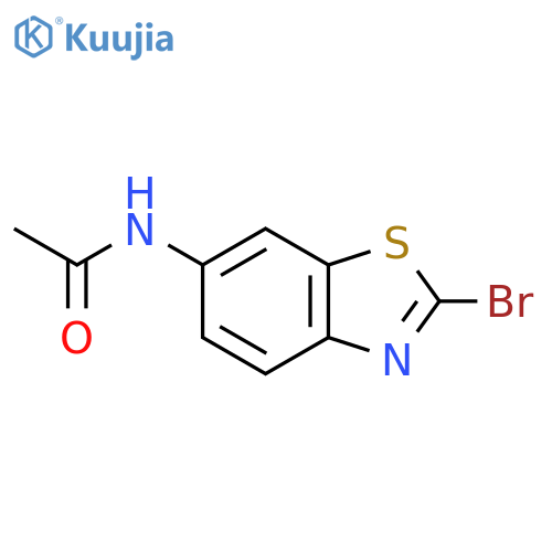 N-(2-Bromobenzo[d]thiazol-6-yl)acetamide structure