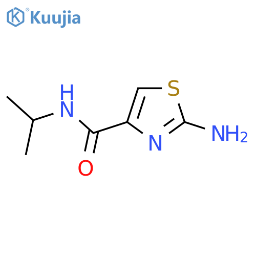 2-Amino-N-(propan-2-yl)-1,3-thiazole-4-carboxamide structure