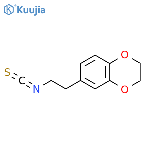 6-(2-Isothiocyanatoethyl)-2,3-dihydro-1,4-benzodioxine structure