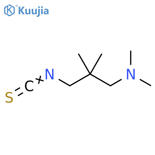 (3-isothiocyanato-2,2-dimethylpropyl)dimethylamine structure
