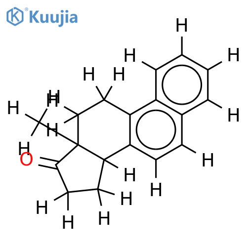 (13S)-13-Methyl-(13r,14t)-11,12,13,14,15,16-hexahydro-cyclopenta[a]phenanthren-17-on structure