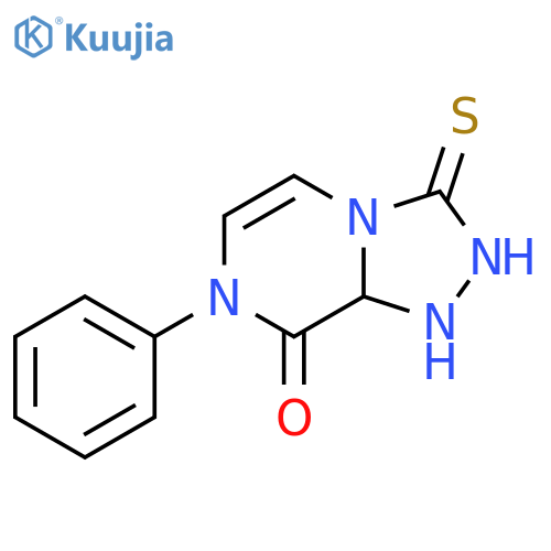 7-phenyl-3-sulfanylidene-2H,3H,7H,8H-[1,2,4]triazolo[4,3-a]pyrazin-8-one structure