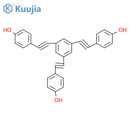 1,3,5-Tris(4-hydroxyphenylethynyl)benzene structure