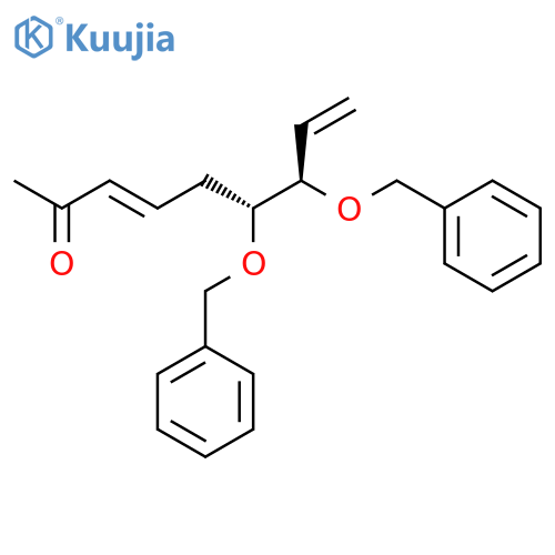 3,8-Nonadien-2-one, 6,7-bis(phenylmethoxy)-, (R*,R*)- structure