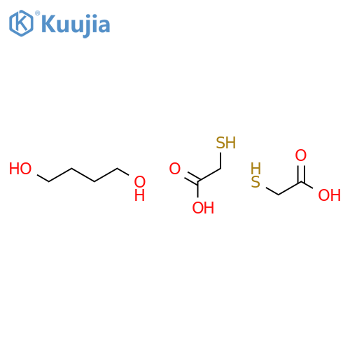 4-(2-Sulfanylacetyl)oxybutyl 2-sulfanylacetate structure