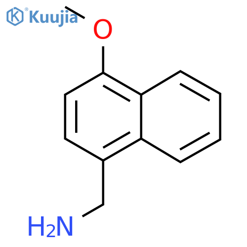 (4-methoxynaphthalen-1-yl)methanamine structure