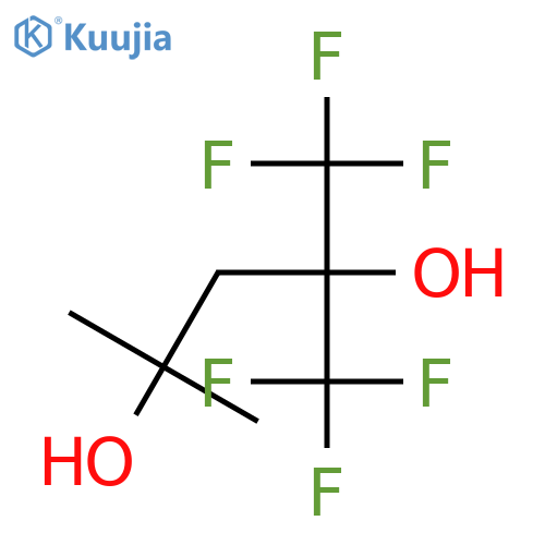2,4-Pentanediol,1,1,1-trifluoro-4-methyl-2-(trifluoromethyl)- structure