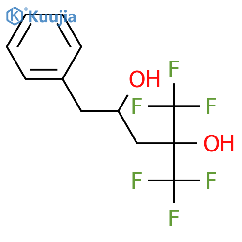 2,4-Pentanediol,1,1,1-trifluoro-5-phenyl-2-(trifluoromethyl)- structure