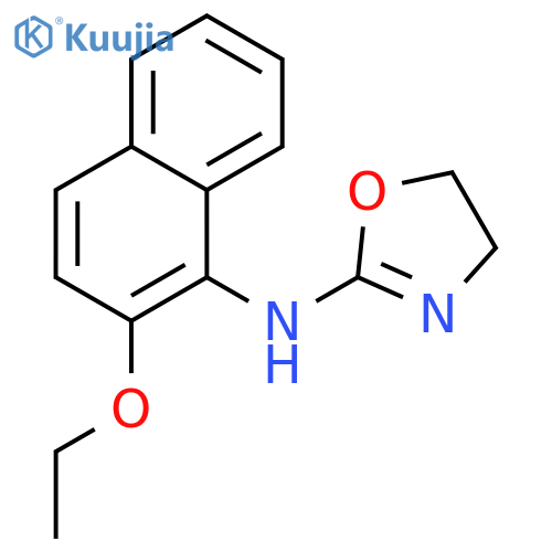 2-Oxazolamine,N-(2-ethoxy-1-naphthalenyl)-4,5-dihydro- structure