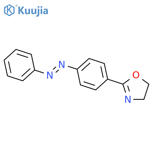 Oxazole,4,5-dihydro-2-[4-(2-phenyldiazenyl)phenyl]- structure