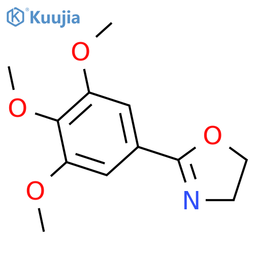 Oxazole,4,5-dihydro-2-(3,4,5-trimethoxyphenyl)- structure