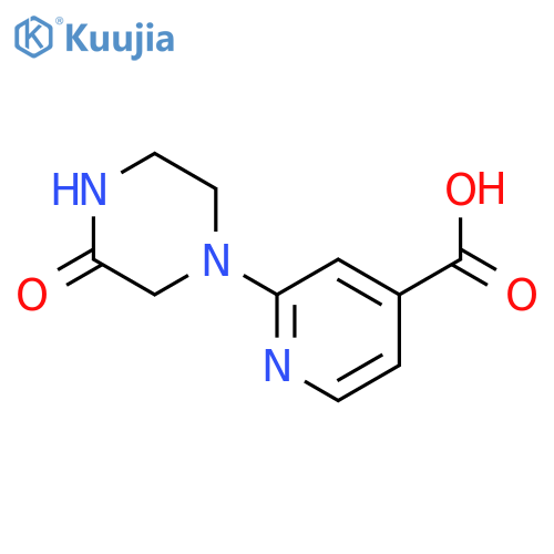 2-(3-Oxo-1-piperazinyl)isonicotinic acid structure