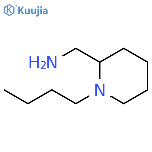 (1-butylpiperidin-2-yl)methanamine structure