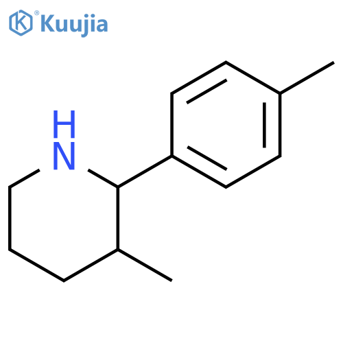 3-methyl-2-(4-methylphenyl)piperidine structure