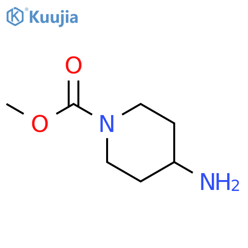 Methyl 4-aminopiperidine-1-carboxylate structure
