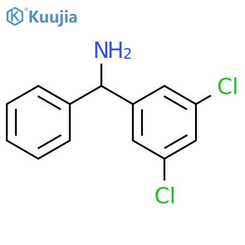 (3,5-dichlorophenyl)(phenyl)methanamine structure