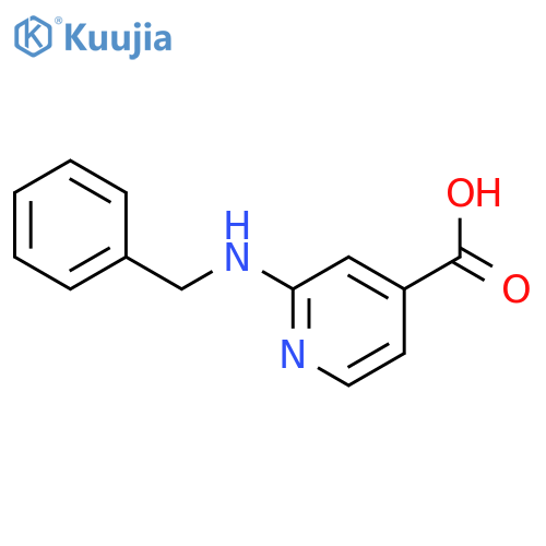 2-(Benzylamino)pyridine-4-carboxylic Acid structure