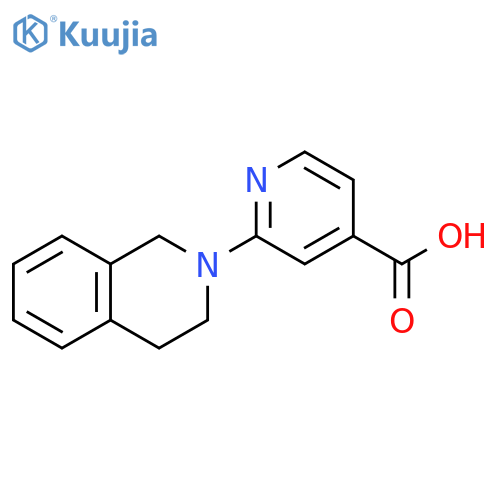 2-3,4-Dihydro-2(1H)-isoquinolinyl-isonicotinic Acid structure
