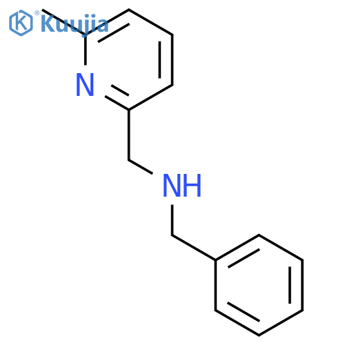 Benzyl(6-methylpyridin-2-yl)methylamine structure