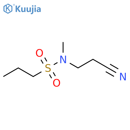 N-(2-Cyanoethyl)-N-methyl-1-propanesulfonamide structure