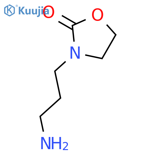 3-(3-aminopropyl)oxazolidin-2-one structure