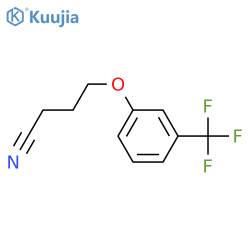 4-[3-(trifluoromethyl)phenoxy]butanenitrile structure