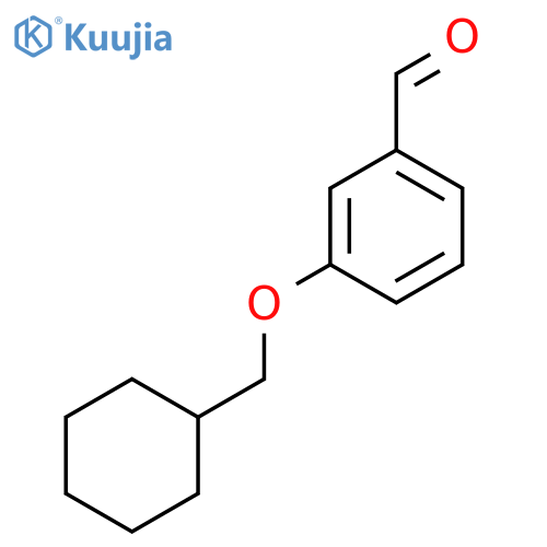 3-(Cyclohexylmethoxy)benzaldehyde structure