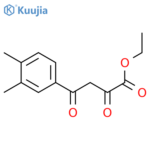 ethyl 4-(3,4-dimethylphenyl)-2,4-dioxobutanoate structure