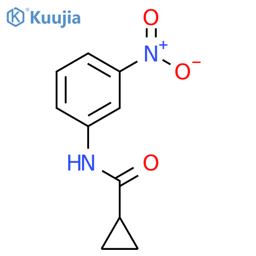 Cyclopropanecarboxamide, N-(3-nitrophenyl)- structure