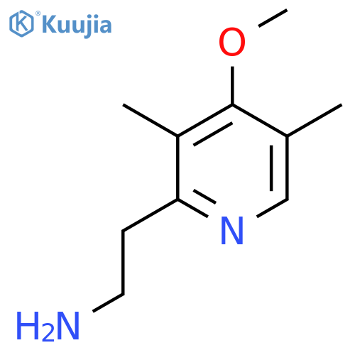 2-(4-Methoxy-3,5-dimethylpyridin-2-yl)ethan-1-amine structure