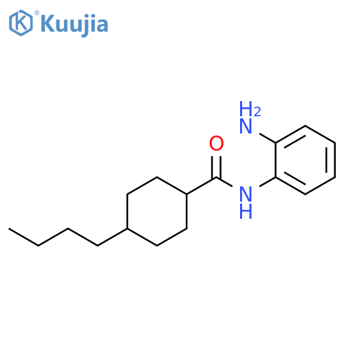 N-(2-Aminophenyl)-4-butylcyclohexane-1-carboxamide structure