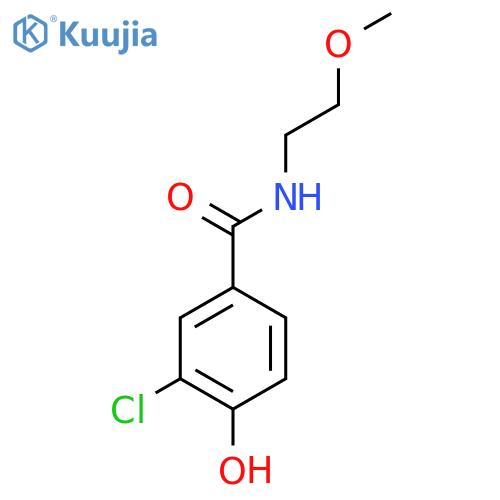 3-Chloro-4-hydroxy-N-(2-methoxyethyl)benzamide structure