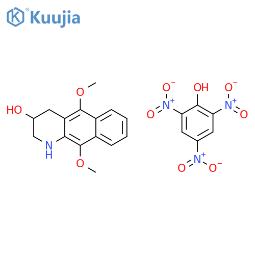 Benzo[g]quinolin-3-ol, 1,2,3,4-tetrahydro-5,10-dimethoxy-, compd. with 2,4,6-trinitrophenol (1:1) structure