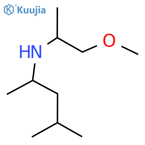 (1-Methoxypropan-2-yl)(4-methylpentan-2-yl)amine structure