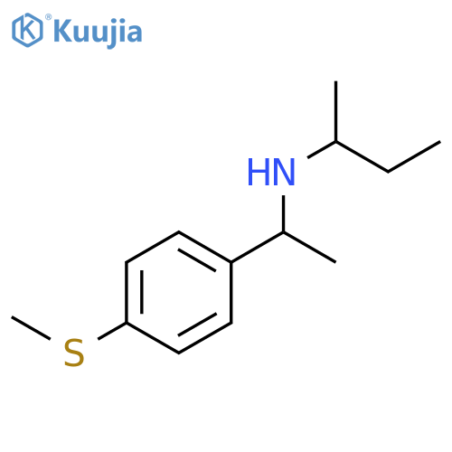(butan-2-yl)({1-4-(methylsulfanyl)phenylethyl})amine structure
