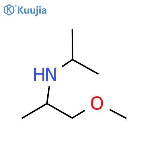(1-methoxypropan-2-yl)(propan-2-yl)amine structure