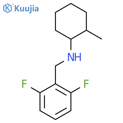 N-[(2,6-Difluorophenyl)methyl]-2-methylcyclohexan-1-amine structure