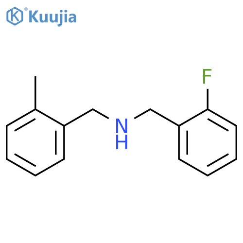 N-(2-Fluorobenzyl)-2-methylbenzylamine structure