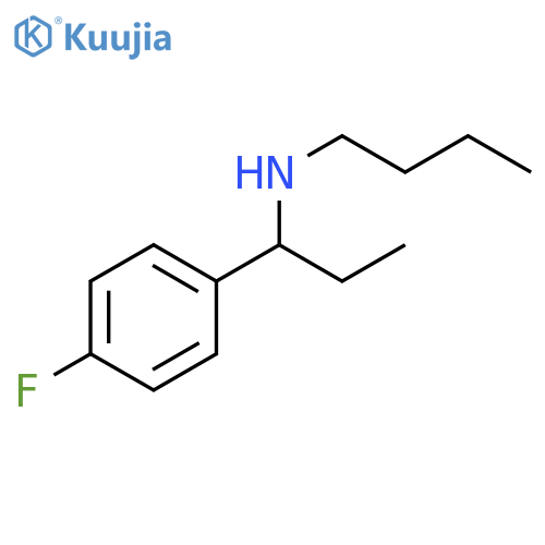 butyl1-(4-fluorophenyl)propylamine structure