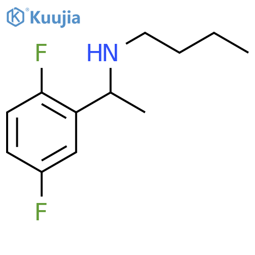 butyl1-(2,5-difluorophenyl)ethylamine structure