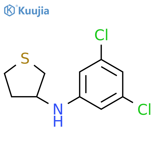 N-(3,5-dichlorophenyl)thiolan-3-amine structure